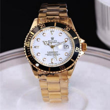 Load image into Gallery viewer, brand fashion classic quartz mens watch 2020 chronograph rubber belt date wristwatch rose gold metal watch men 01120
